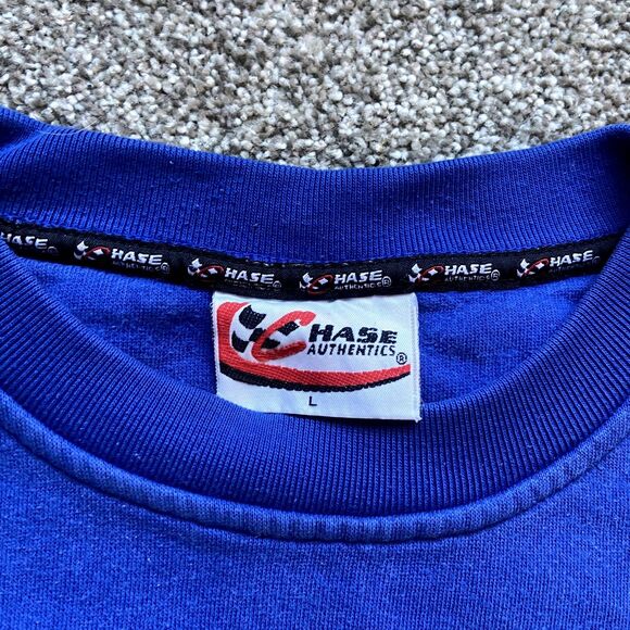 CHASE AUTHENTICS NASCAR CREWNECK SWEATSHIRT SIZE LARGE - Picture 2 of 7